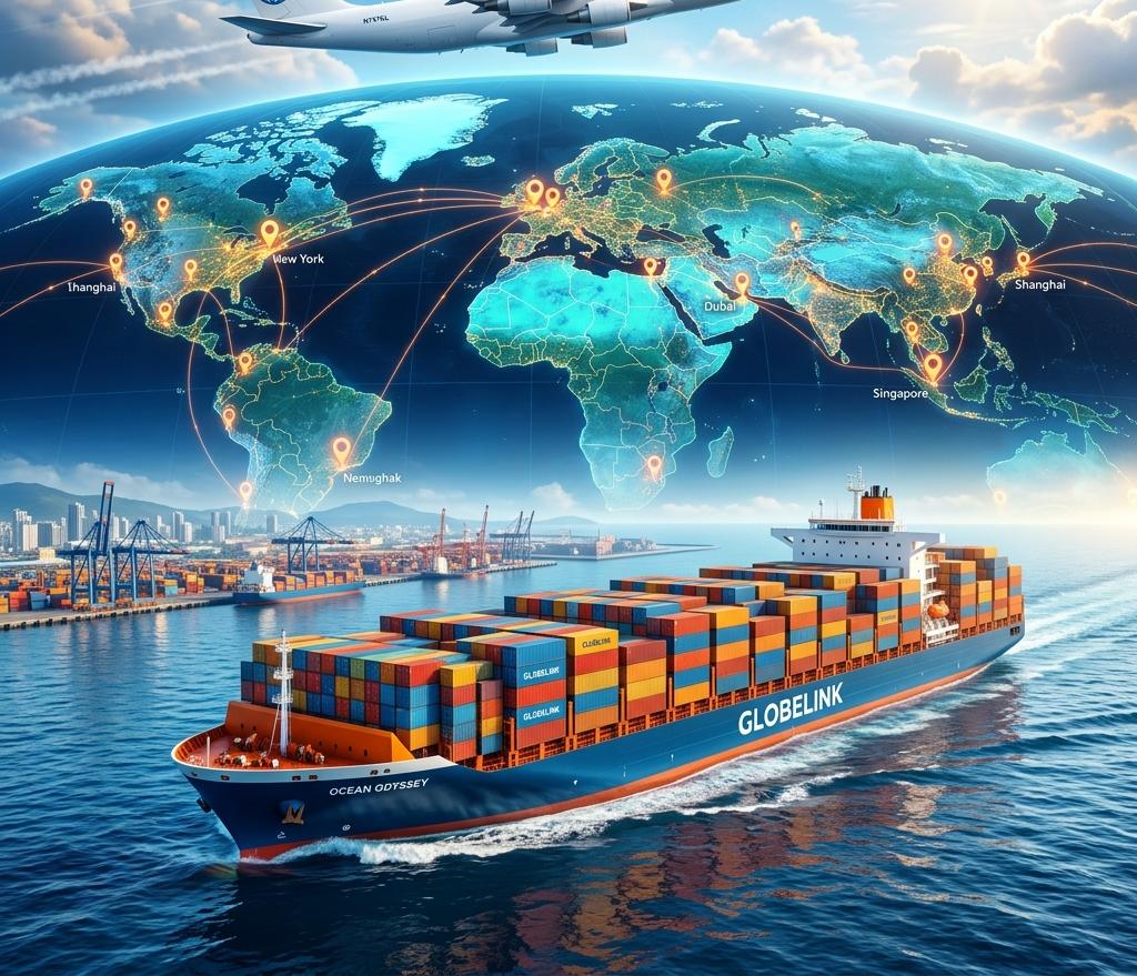 Connected global commerce and delivery network